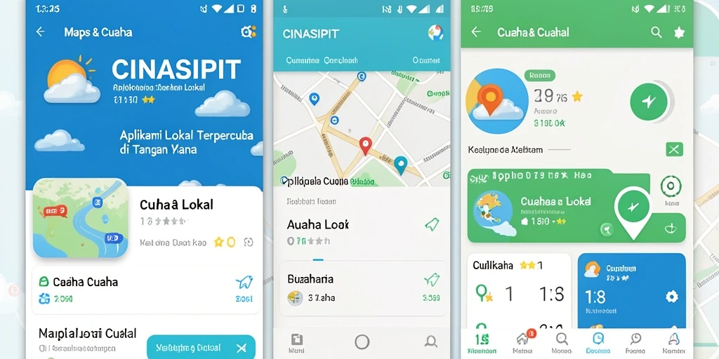 Tampilan antarmuka pengguna CINASIPIT yang informatif dan menarik.