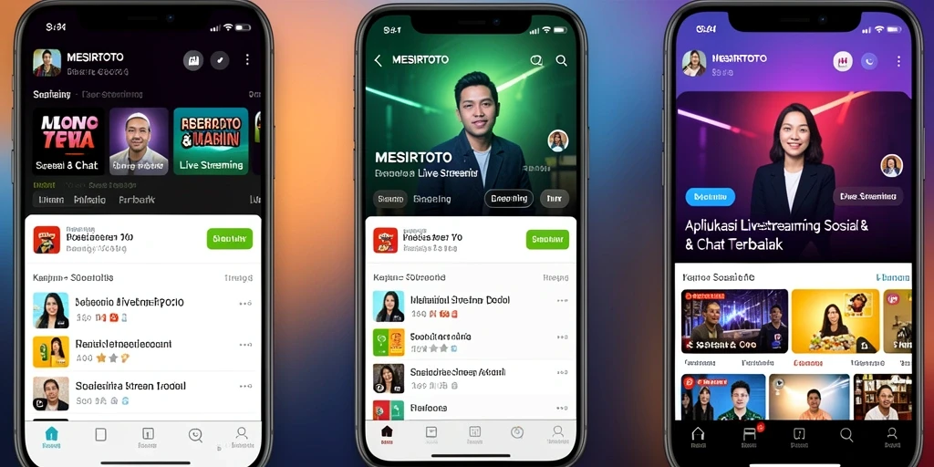 Tampilan antarmuka MESIRTOTO yang menarik dengan fitur Live Streaming.