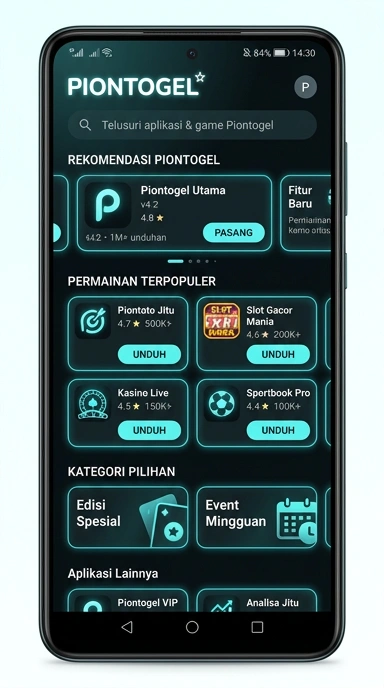 Aplikasi Populer & Kanal Uji — Temukan Favoritmu di piontogel