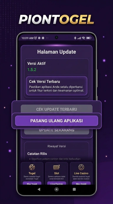 Riwayat Versi Piontogel untuk Pengguna Android